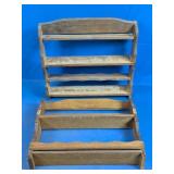 Wooden Tiered Shelf Racks