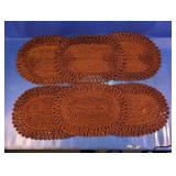 (6) Woven Rattan Placemats
