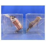 2 Vtg 50's Heddon Highly Collectible Fishing Lures