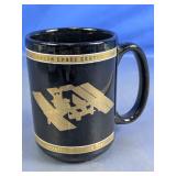 Johnson Space Center ISS Black Mug