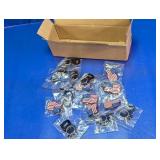 Bulk Lot of USA Flag Keychains