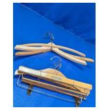 Lands' End & Mixed Wooden Suit Hangers