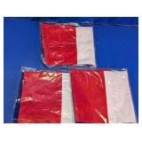 Red, White, and Blue Fabric Flags