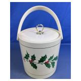 Christmas Holly Insulated Ice Bucket