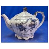 Ceramic Teapot Music Box Anniversary Bells