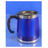 Blue Stainless Steel Travel Mug