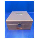 (1) Neers Metal Check File Box