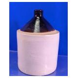 Antique 3 Gallon Brown 2 Tone Whiskey Jug