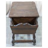 Vintage Tavern Dough Box End Table