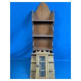 Rustic Wood Wall Shelf Cabinets