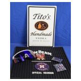 Titoï¿½s & Jim Beam Bar Swag & Accessories Lot