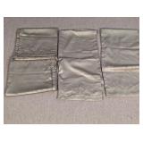 (4) Khaki Curtain Panels