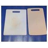 (2) Plastic Cutting Boards