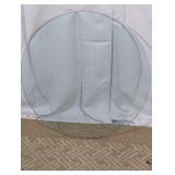 (1) Round Glass Table Top