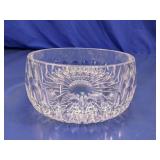 Vintage Style Sunburst Pattern Glass Bowl