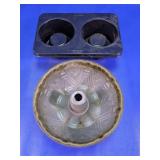 (2)Vintage Bundt Pan & Cookie Choice Baking Tray