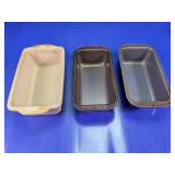(3)Piece Assorted Loaf & Bread Pan Trio
