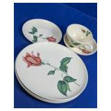 (6) Harmony House Betsy Rose Dish Set