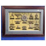 (1) Nautical Knots Shadow Box Decor