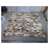 Large Patchwork Cowhide Area Rug