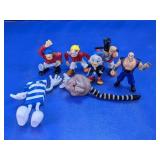 Assorted Cartoon & Character Toy Figures Lot