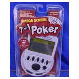Mega Screen 7 in 1 Poker Handheld Game