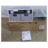 (1) Vent Hood Insert (Stainless Steel, Dual Light)