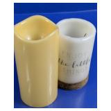Assorted Flameless LED Pillar Candle Duo