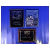 (3) ISCA Auto Show Award Plaques