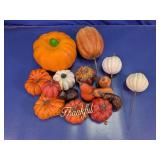 (15+) Assorted Fall Pumpkin Decor Set