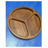 (1) Dansk Teak Divided Serving Tray