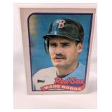 1989 TOPPS HOF WADE BOGGS CARD