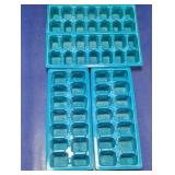 (4) Plastic Ice Cube Trays