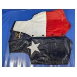 (1) Genuine Leather Patriotic Vest