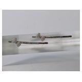 (2) Decorative Rhinestone Hair Clips