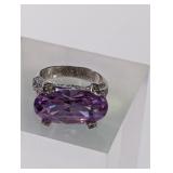 (1) Purple Stone Statement Ring