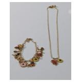 (2) Autumn Charm Jewelry Set
