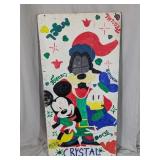 Double-Sided Hand-Painted Sign