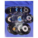 Assorted 45 RPM Vinyl Records Lot