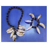 Beaded Necklace & Bracelet Set