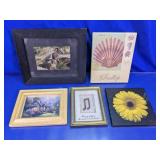 Assorted Framed Wall Art Decor Pieces