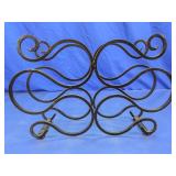 Metal Scrollwork Wine Rack Stand