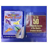 (2)Vintage Paper Plane & Health Guide Duo