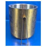 Stainless Steel Ice Bucket with Matching Tongs