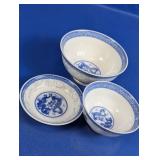 Blue and White Dragon Bowls