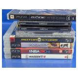 Mixed PlayStation Game Lot - PS1, PS3, & PSP