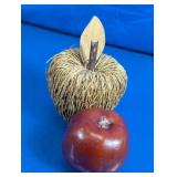 (2)Decorative Apple & Apple Candle Duo