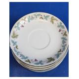 (11)Vintage Japan Fine China Berry Saucers Lot