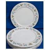 (5)Vintage Fine China Japan Dinner Plates Lot