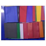 Assorted Multi-Colored Paper Fastener Folders